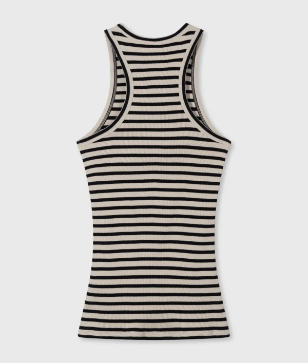 10DAYS Tank Top Rib Stripes