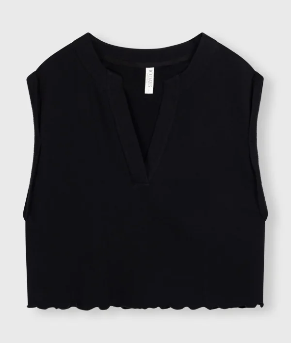 10DAYS V-Neck Top Fleece