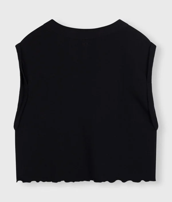 10DAYS V-Neck Top Fleece
